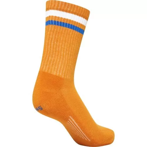 Hummel Hmlretro 4-Pack Socks Mix - white/blue/yellow