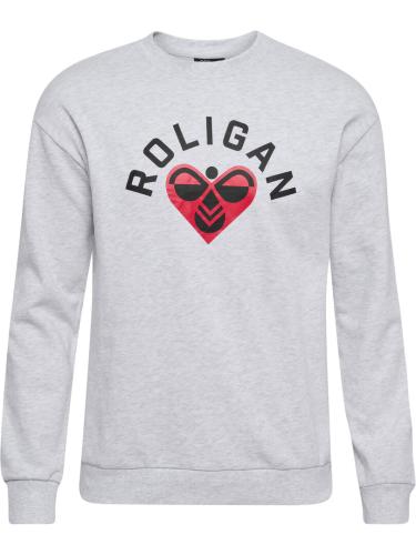 Preview: Hummel Hmlroligan Sweatshirt - light grey melange
