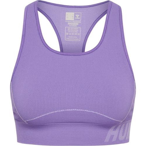 Preview: Hummel Hmlte Christel Seamless Sports Top - paisley purple/lavender melang