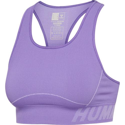 Preview: Hummel Hmlte Christel Seamless Sports Top - paisley purple/lavender melang