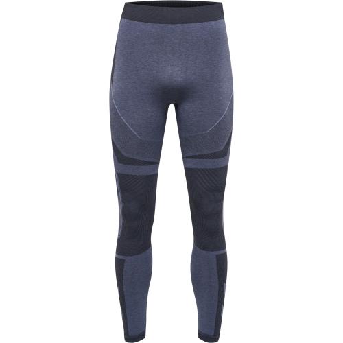 Preview: Hummel Hmlte Mike Seamless Tights - black/asphalt melange