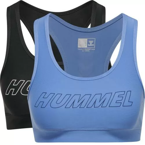 Hummel Hmlte Tola 2-Pack Sports Bra - black/marina