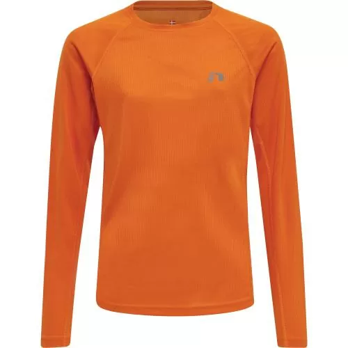 Hummel Kids Core Running T-Shirt L/S - orange tiger