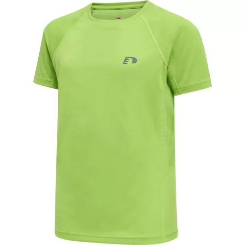 Hummel Kids Core Running T-Shirt S/S - green flash