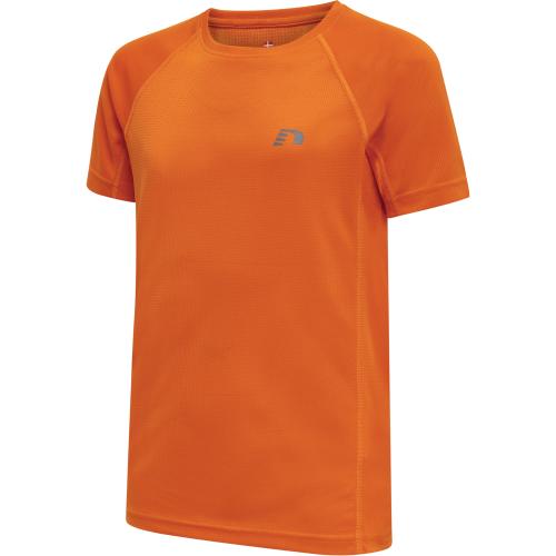 Preview: Newline Kids Core Running T-Shirt S/S - orange tiger