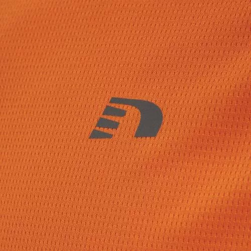 Hummel Men Core Running T-Shirt L/S - orange tiger