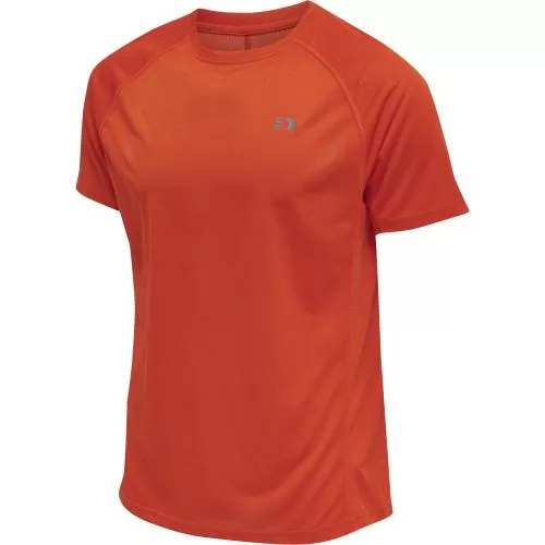 Hummel Men Running T-Shirt S/S - spicy orange