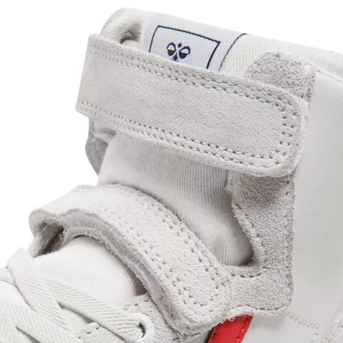 Hummel Slimmer Stadil Leather High Jr - white