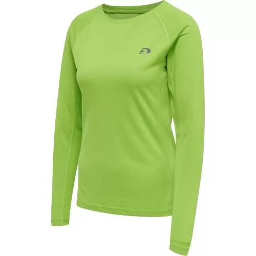 Hummel Women Core Running T-Shirt L/S - green flash