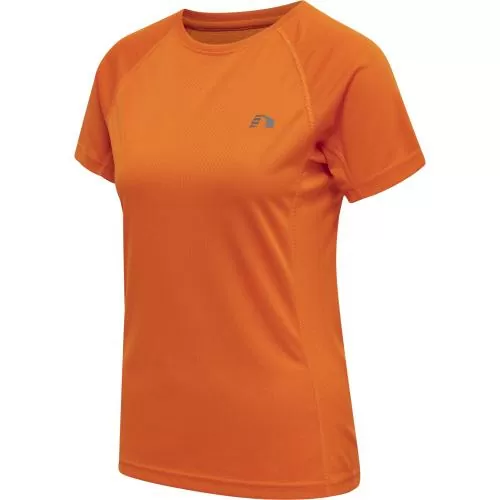 Hummel Women Core Running T-Shirt S/S - orange tiger