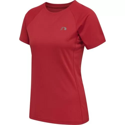Hummel Women Core Running T-Shirt S/S - tango red