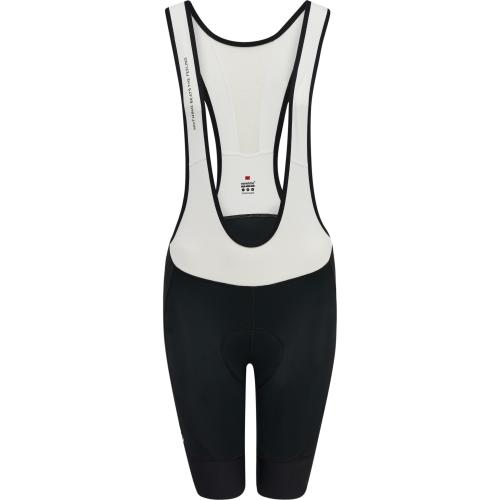 Preview: Hummel Womens Core Bike Panel Bib Shorts - black/white