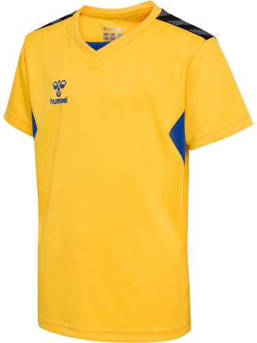 Preview: Hummel Hmlauthentic Pl Jersey S/S Kids - sports yellow/true blue