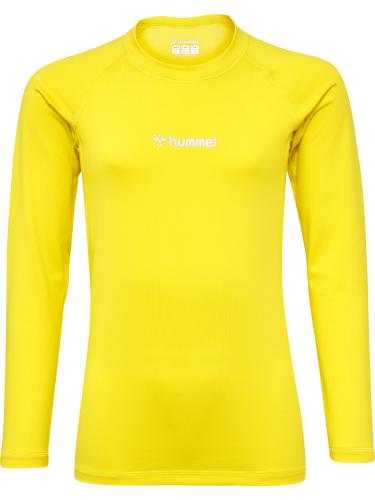 Preview: Hummel Hmlbl Performance Tee L/S Kids - blazing yellow
