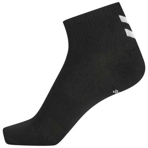 Hummel Hmlchevron 6-Pack Mid Cut Socks - black/black