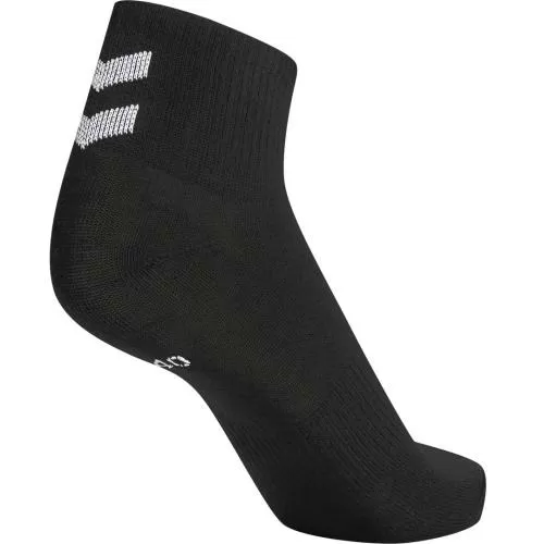 Hummel Hmlchevron 6-Pack Mid Cut Socks - black/black
