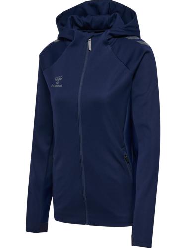 Preview: Hummel Hmlcima 2.0 Zip Hoodie Woman - marine