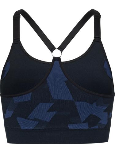 Preview: Hummel Hmlcombine Seamless Padded Bra - blue indigo melange