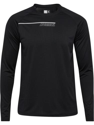 Preview: Hummel Hmlcourt Light Weight T-Shirt L/S - black