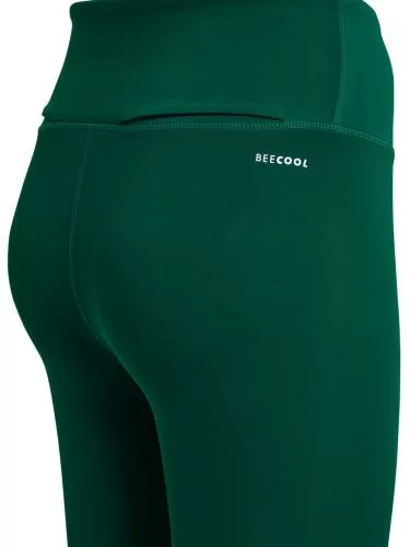Hummel Hmlcourt Mid Waist Pocket Tights W - rain forest