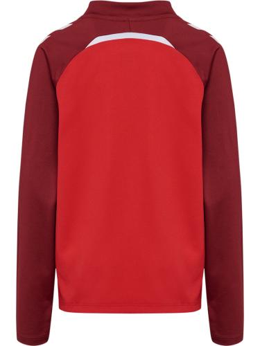 Preview: Hummel Hmllead 2.0 Half Zip Kids - true red/maroon
