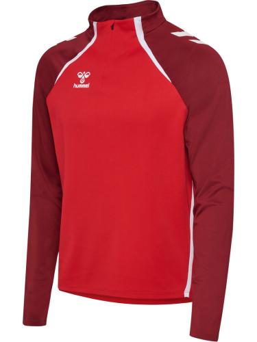 Preview: Hummel Hmllead 2.0 Half Zip - true red/maroon