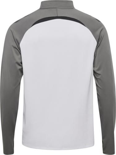 Preview: Hummel Hmllead 2.0 Half Zip - white/steel gray