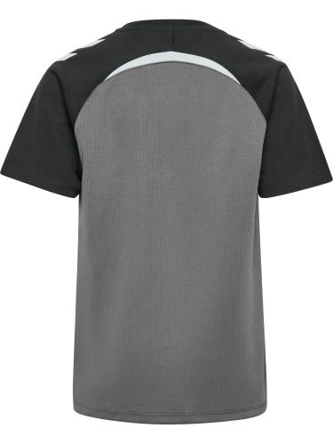 Preview: Hummel Hmllead 2.0 Jersey S/S Kids - steel gray/asphalt