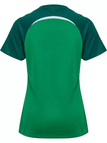 Hummel Hmllead 2.0 Jersey S/S Woman - jelly bean/evergreen