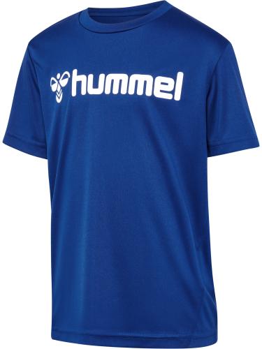 Preview: Hummel Hmllogo Jersey S/S Kids - true blue