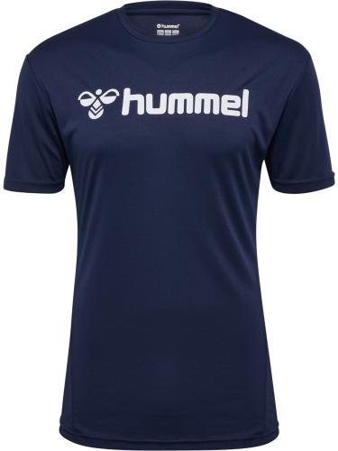 Preview: Hummel Hmllogo Jersey S/S - marine