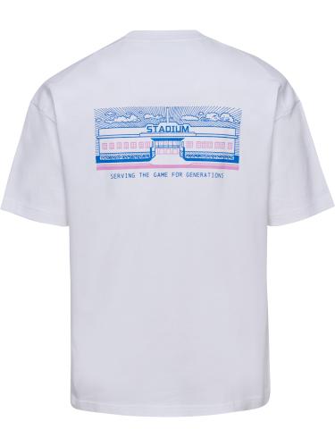 Preview: Hummel Hmlloose T-Shirt S/S Sw Stadium - white