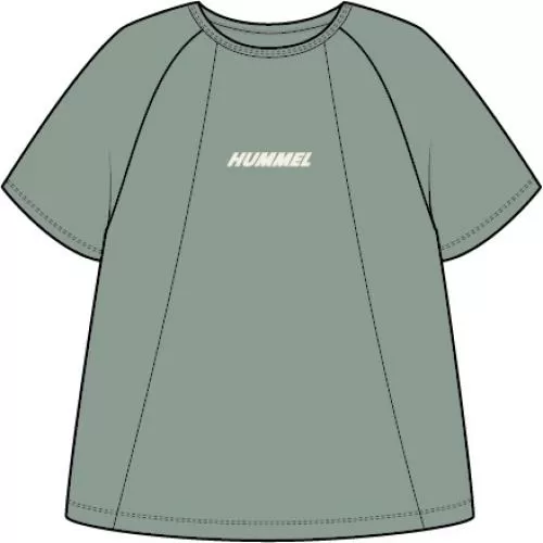 Hummel Hmlluna Top S/S - iceberg green