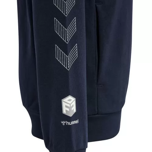 Hummel Hmlmove Grid Cotton Hoodie Kids - marine