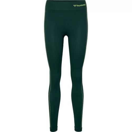 Hummel Hmlmt Zone Seamless Mw Tights - deep teal/sulphur spring