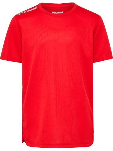 Preview: Hummel Hmlrun Jersey S/S Kids - tango red