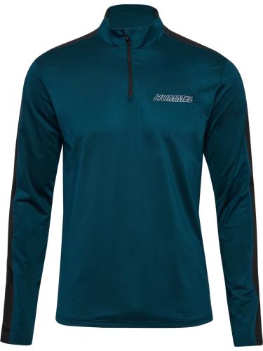 Preview: Hummel Hmlte Strength Pl Half Zip - reflecting pond