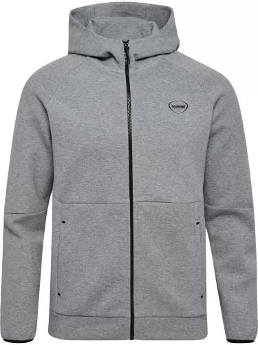 Hummel Hmltech Fleece Regular Zip Hoodie - grey melange