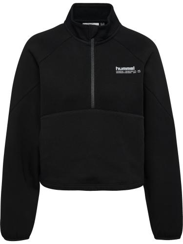 Preview: Hummel Hmltech Fleece Women Boxy Half Zip - black