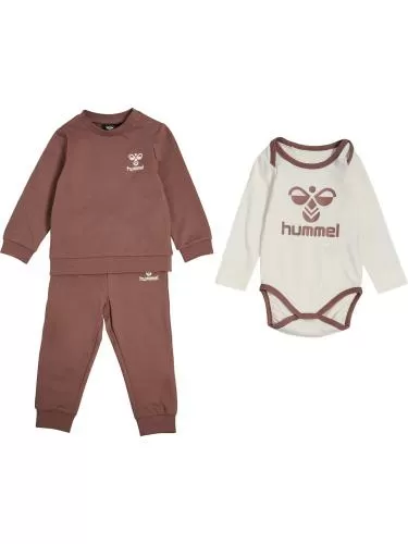 Hummel Hmltrio Crewsuit Set - nutmeg