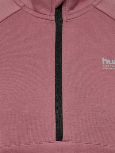 Hummel hmlTech Fleece Women Boxy Half Zip - wistful mauve
