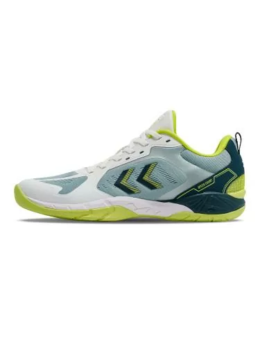 Hummel Speed Court - white/green/yellow