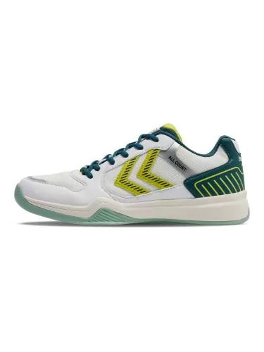 Hummel All Court - white/green/yellow