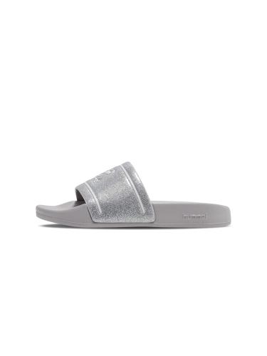 Preview: Hummel Pool Slide Glitter Jr - lunar rock