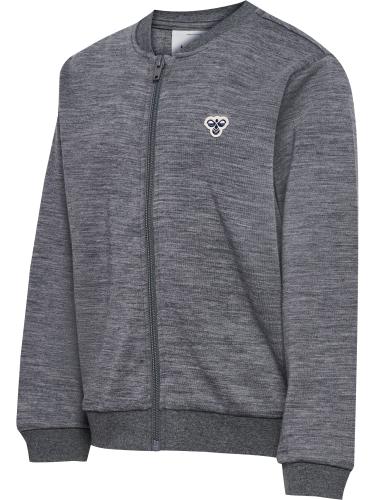 Hummel hmlJr Wool Zip Jacket Bee - dark grey melange