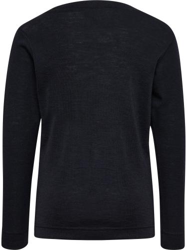 Preview: Hummel hmlJr Wool Rib T-Shirt L/S - black