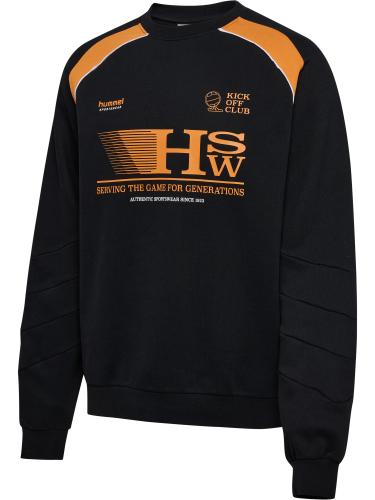 Preview: Hummel hmlOversized Crew Hsw - black