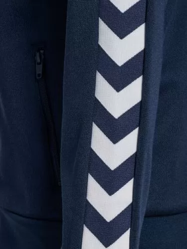 Hummel hmlJr Archive Reg Poly Zip Jacket - dress blues