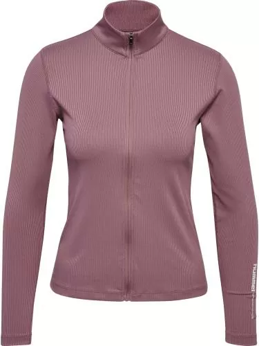Hummel hmlPulse W Zip Shirt L/S - wistful mauve
