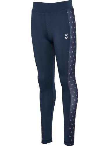 Preview: Hummel hmlJr Mix Mid Waist Tights - black iris